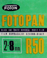 Film 2x8mm FOTOPAN R50