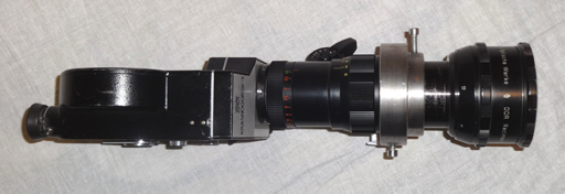 Kamera KRASNOGORSK-3  z zaoonym obiektywem anamorfotycznym